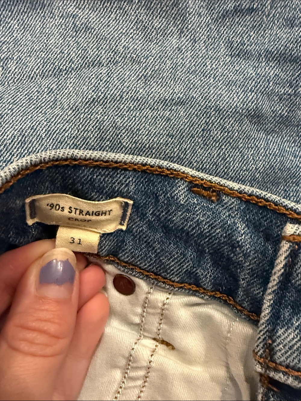 Madewell 90’s Strait Crop Jeans - Picture 5 of 11
